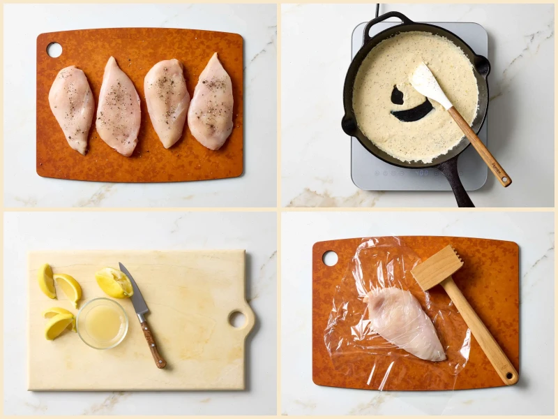 One Pan Lemon Chicken and Asparagus Recipe