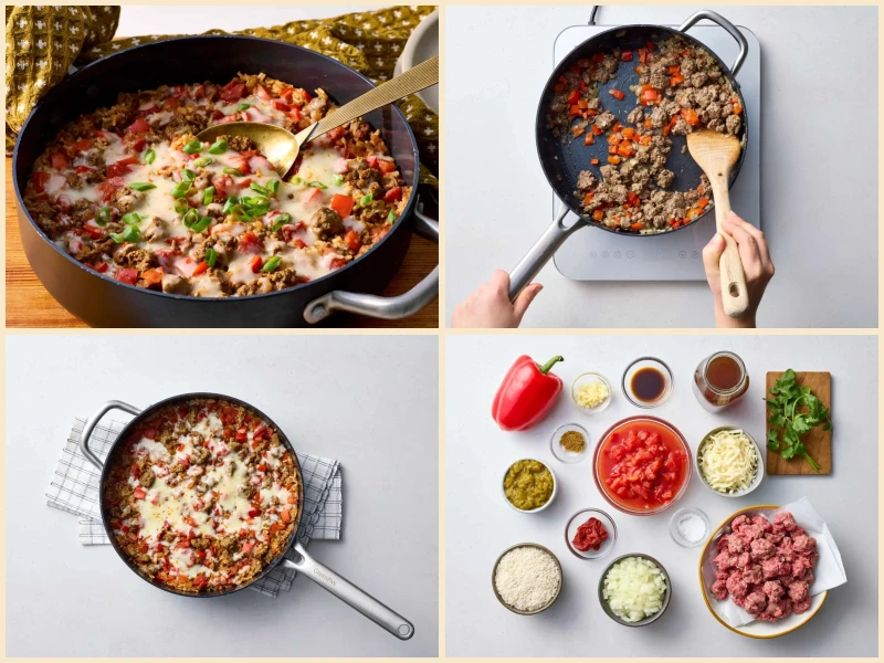 Ground Beef and Rice Skillet Recipe