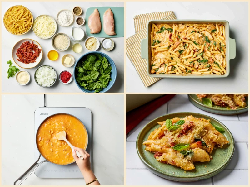 Marry Me Chicken Pasta Bake Recipe