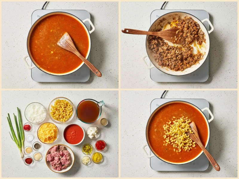 One-Pot Cheeseburger Pasta Recipe