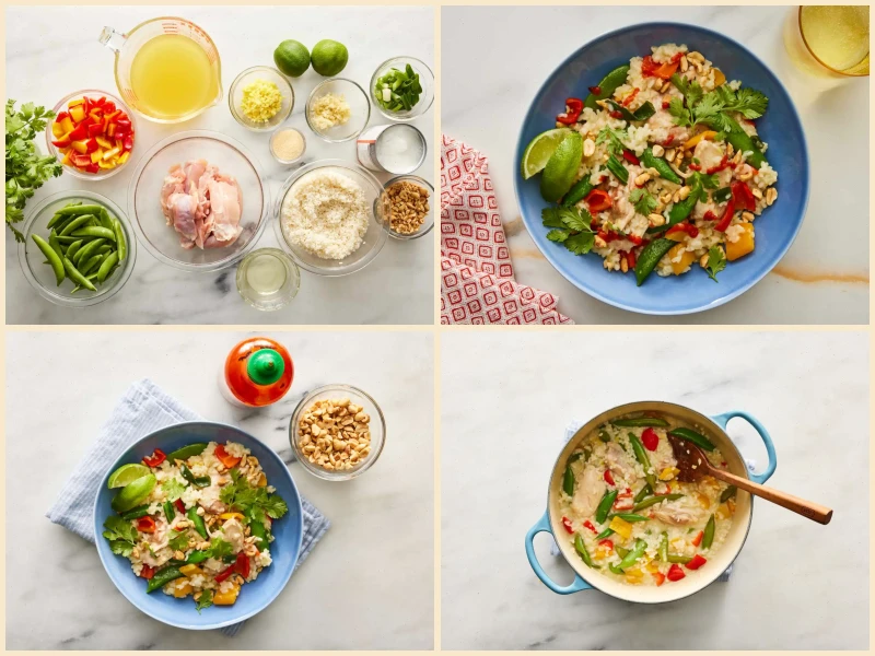 Sticky Coconut Chicken and Rice Casserole Recipe