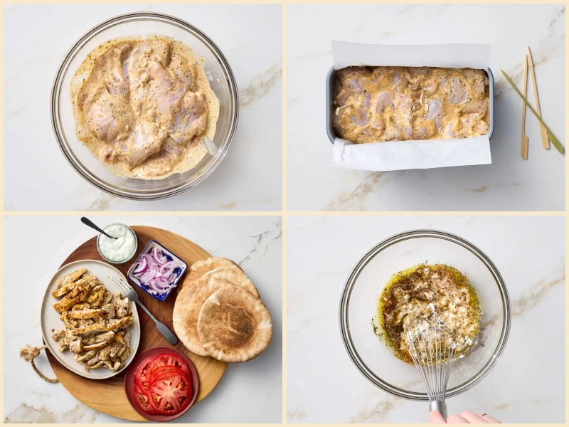 Loaf Pan Chicken Gyros Recipe
