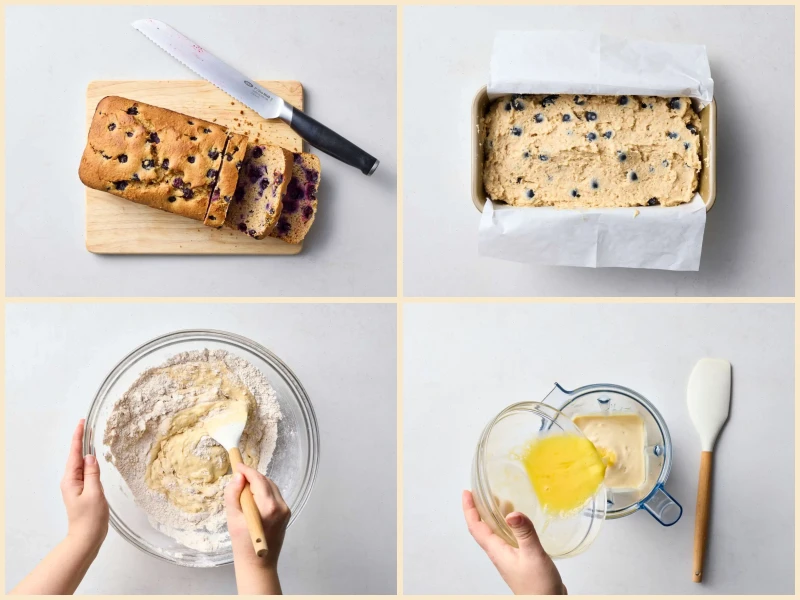 Cottage Cheese Blueberry Breakfast Cake Recipe