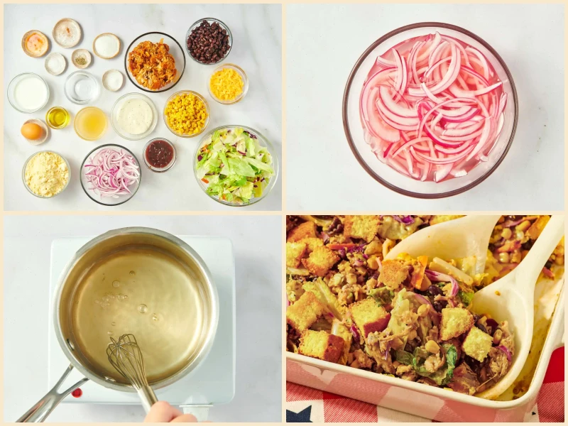 State Fair Pulled Pork and Cornbread Crouton Salad Recipe