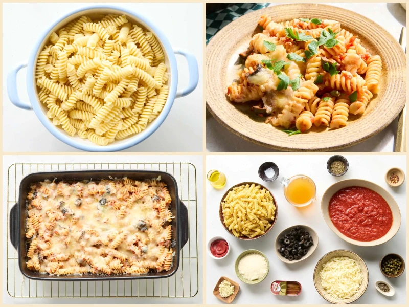 Puttanesca Pasta Bake Recipe