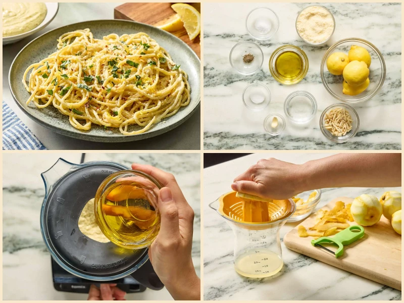 Lemon Pesto Sauce Recipe