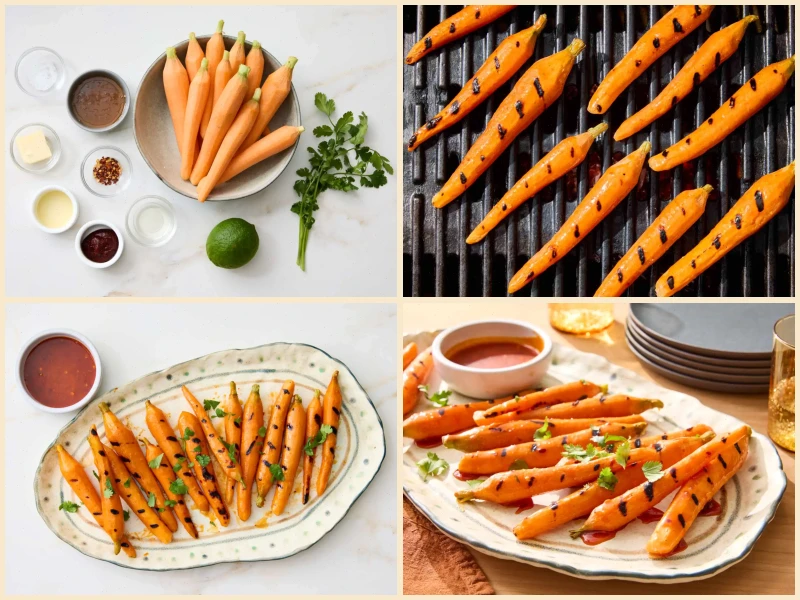 Hot Honey Grilled Carrots Recipe