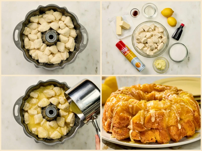 Ooey-Gooey Lemon Monkey Bread