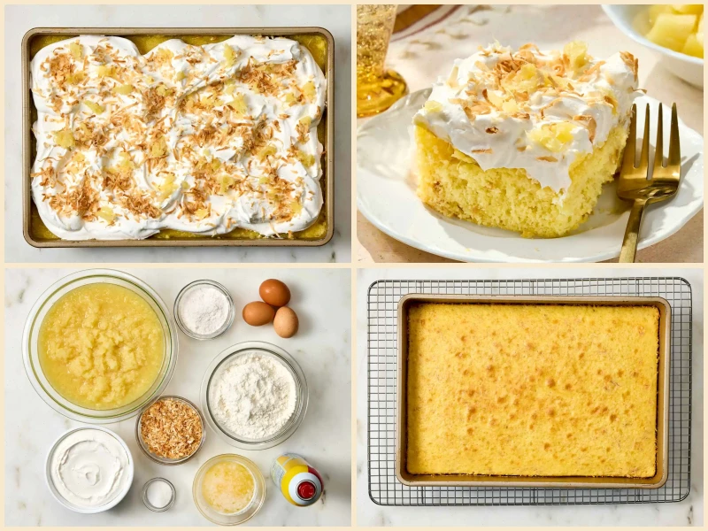 Pineapple Coconut Dream Cake Recipe