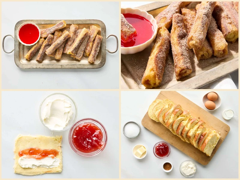 Strawberry Churro Roll Ups Recipe