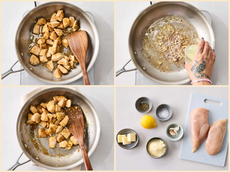 Lemon Parmesan Chicken Bites Recipe