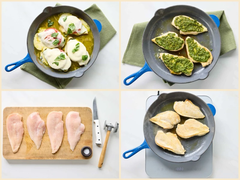 Pesto Chicken Caprese Recipe