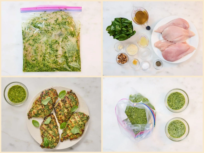 Garlicky Grilled Pesto Chicken Recipe