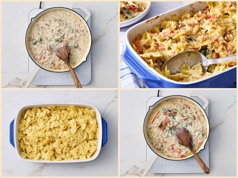 Philly Cheesesteak Casserole Recipe