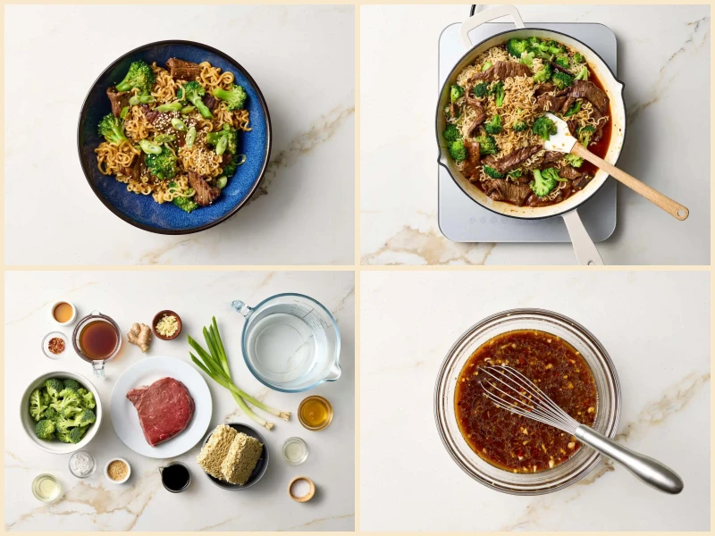 Beef and Broccoli Ramen Stir Fry Recipe