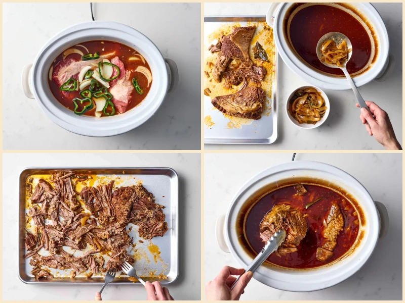 Slow Cooker Brisket Tacos Recipe