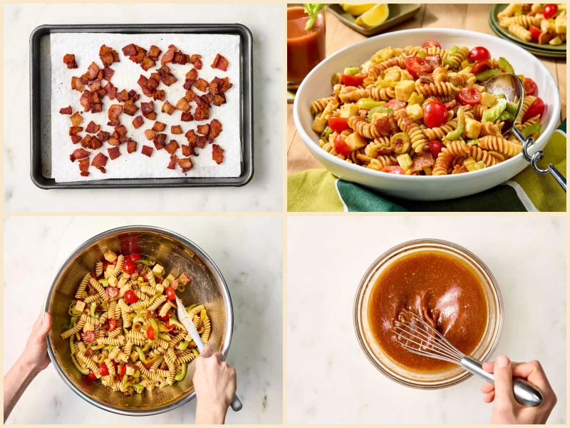 Bloody Mary Pasta Salad Recipe