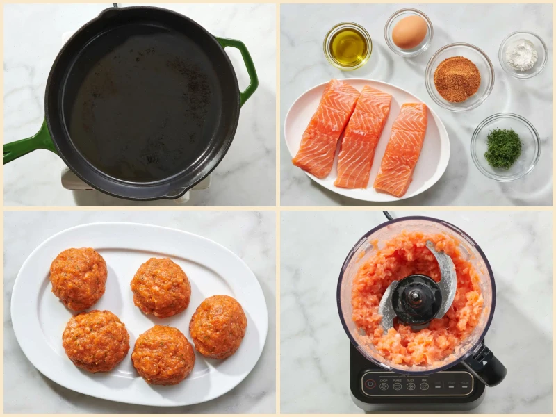 Salmon Smash Burgers Recipe