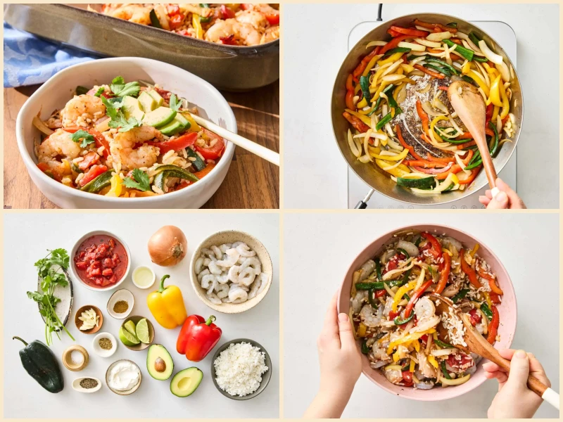 Shrimp Fajita Rice Casserole Recipe