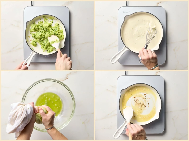 Creamy Lemon Zucchini Pasta Recipe