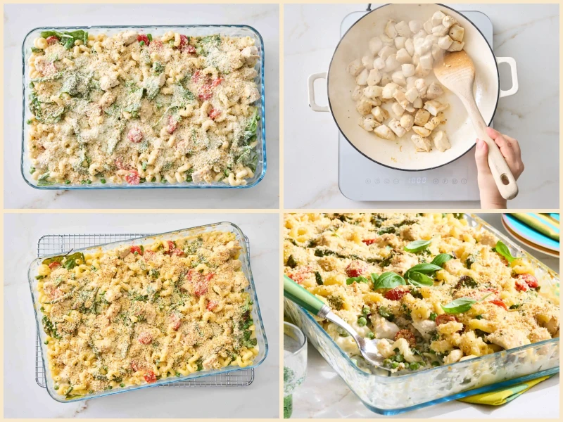 Chicken Primavera Pasta Bake Recipe