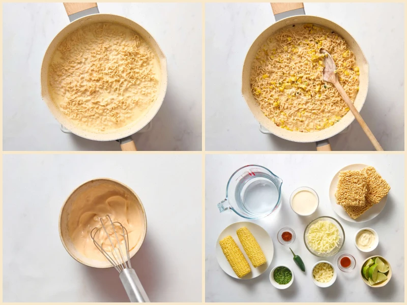 Elote Ramen Noodles Recipe