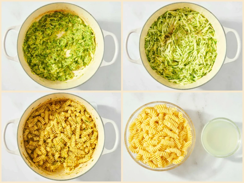 Caramelized Zucchini Pasta