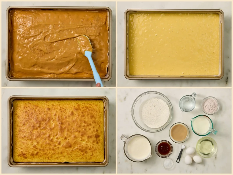 Salted Caramel Irish Cream Poke Cake Recipe