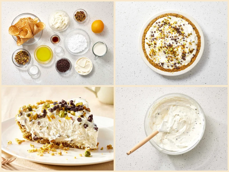 No-Bake Cannoli Pie Recipe