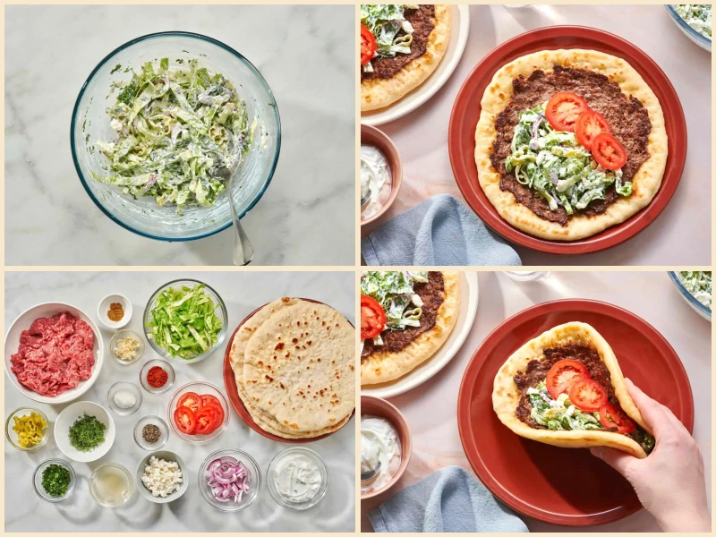 Greek Smashed Pita Recipe