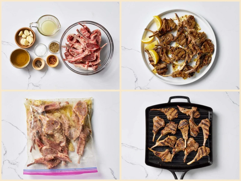 Greek-Style Grilled Lamb Chops Recipe
