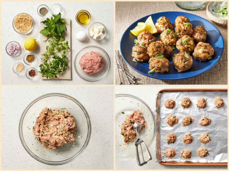 Greek Turkey Meatballs Recipe