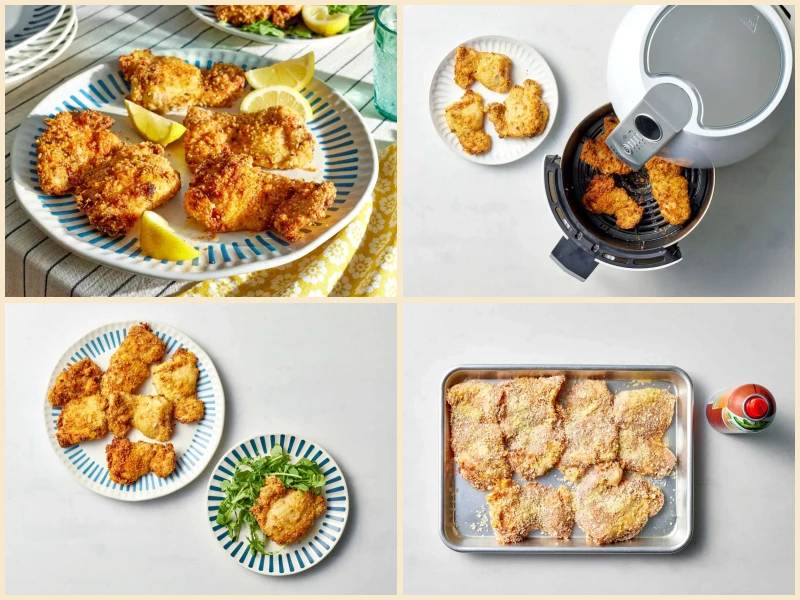 Air Fryer Lemon Garlic Parmesan Chicken Recipe