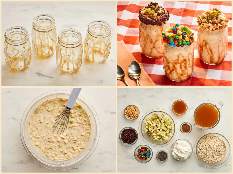 Caramel Apple Overnight Oats Recipe