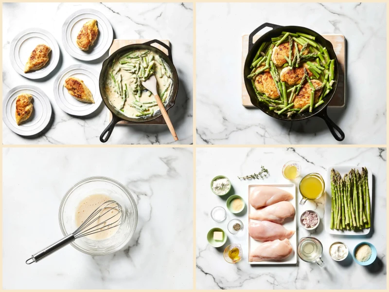 Creamy Chicken And Asparagus Bake Recipe