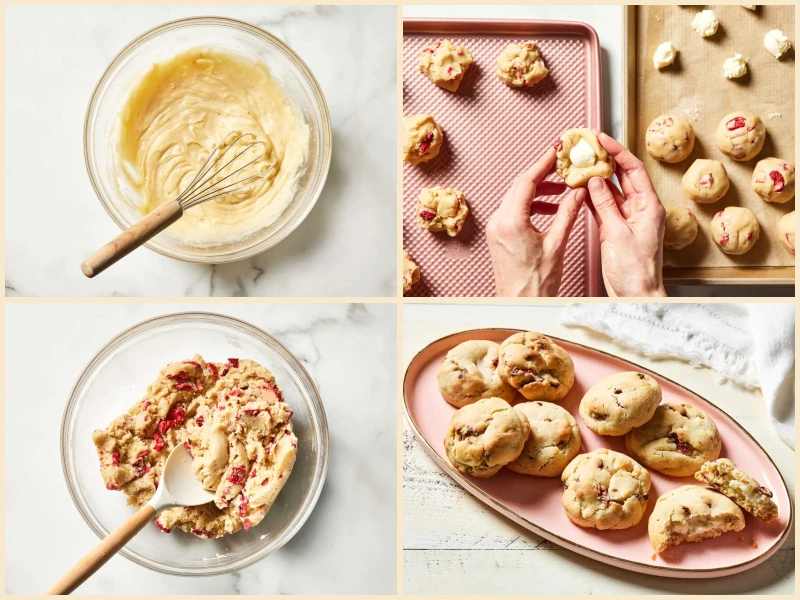 Strawberry Cheesecake Cookies Recipe