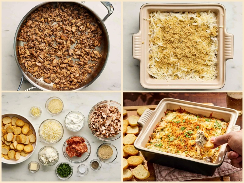 Stuffed Mushroom Dip Recipe