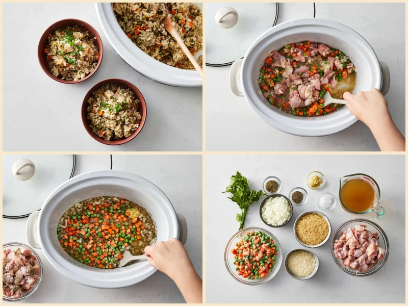 Slow Cooker Chicken and Rice Recipe