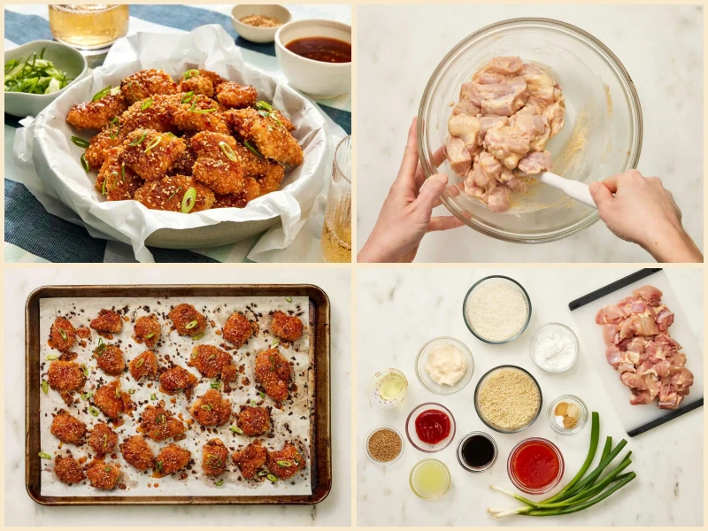 Sweet Chili Popcorn Chicken Recipe