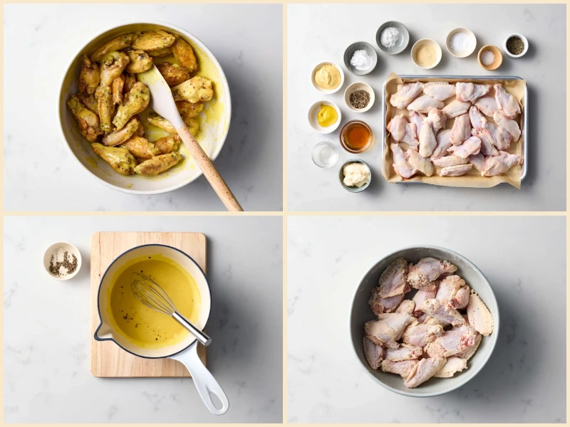 Honey Mustard Chicken Wings Recipe
