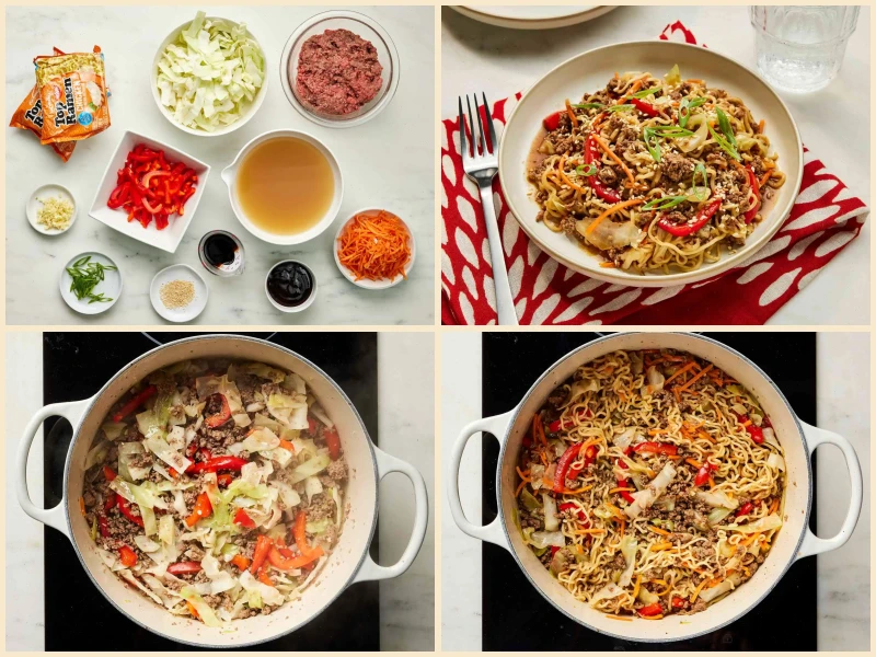 One-Pot Beef Ramen Noodles Recipe