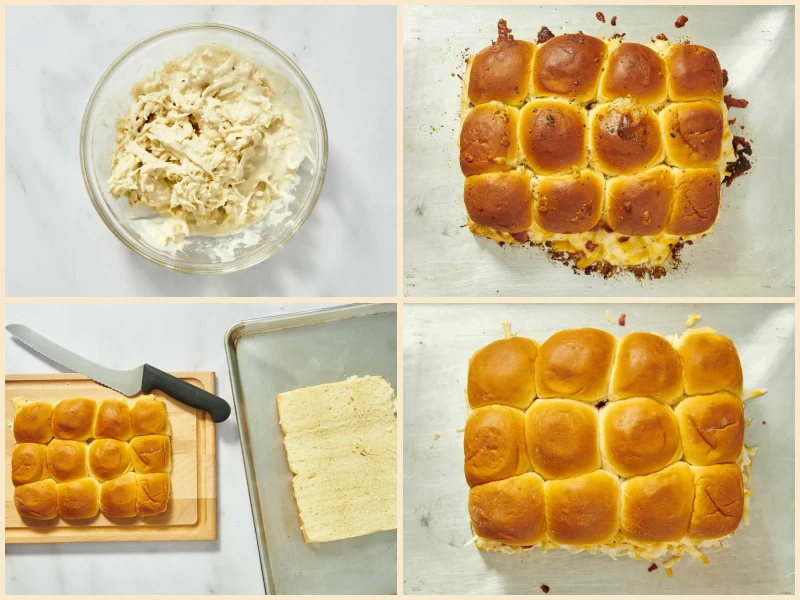 Chicken Bacon Ranch Sliders Recipe