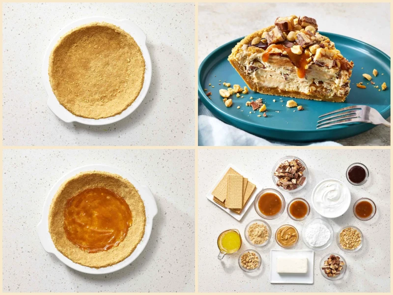 No-Bake Snickers Pie Recipe