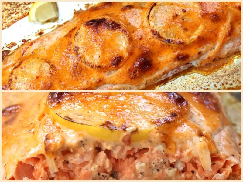 Harissa Baked Salmon