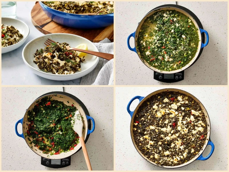 Spinach, Feta, and Rice Casserole Recipe