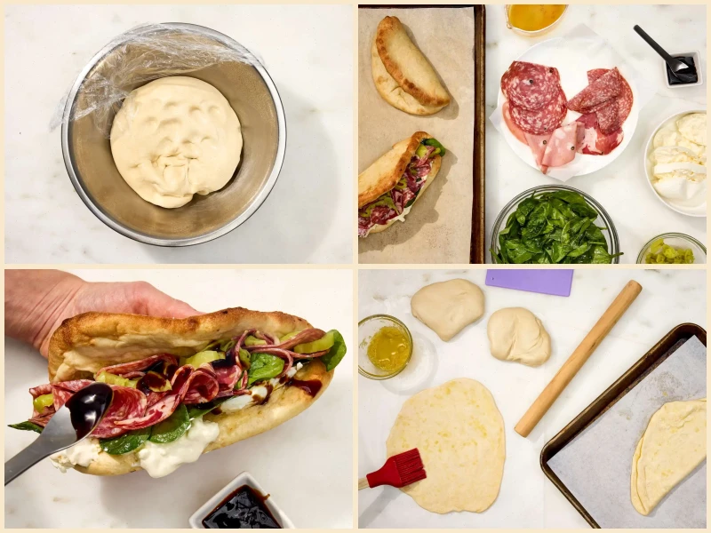 Folded Pizza Sandwich Recipe