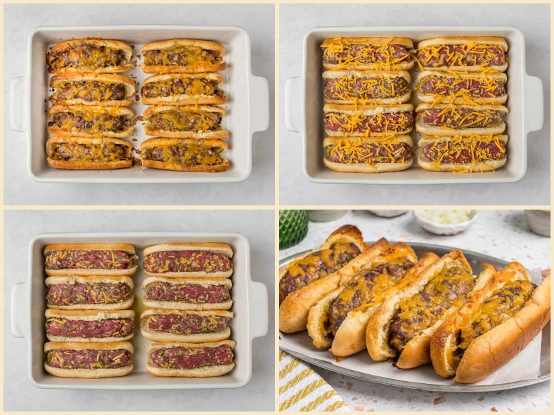 Baked Burger Dogs Recipe