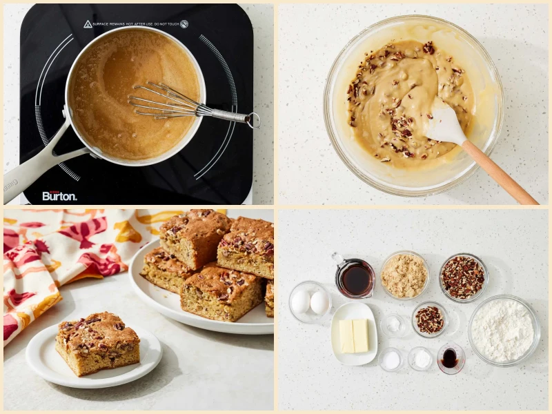 Maple Pecan Blondies Recipe