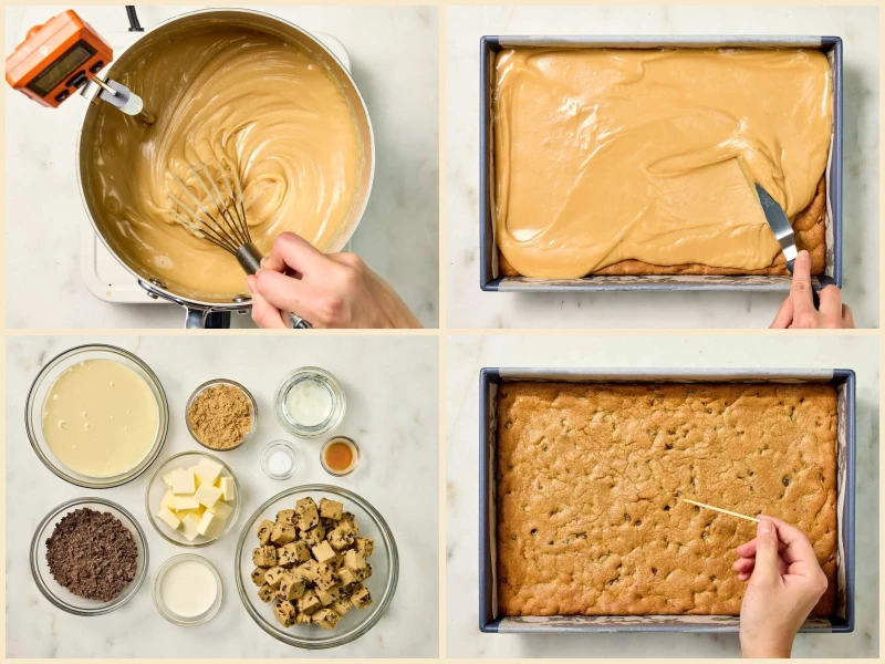 Chocolate Chip Cookie Millionaire Bars Recipe