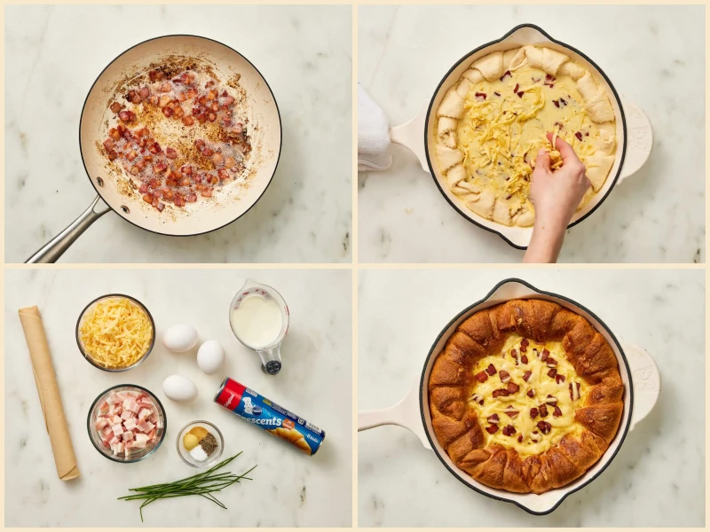 Croissant Breakfast Pie Recipe